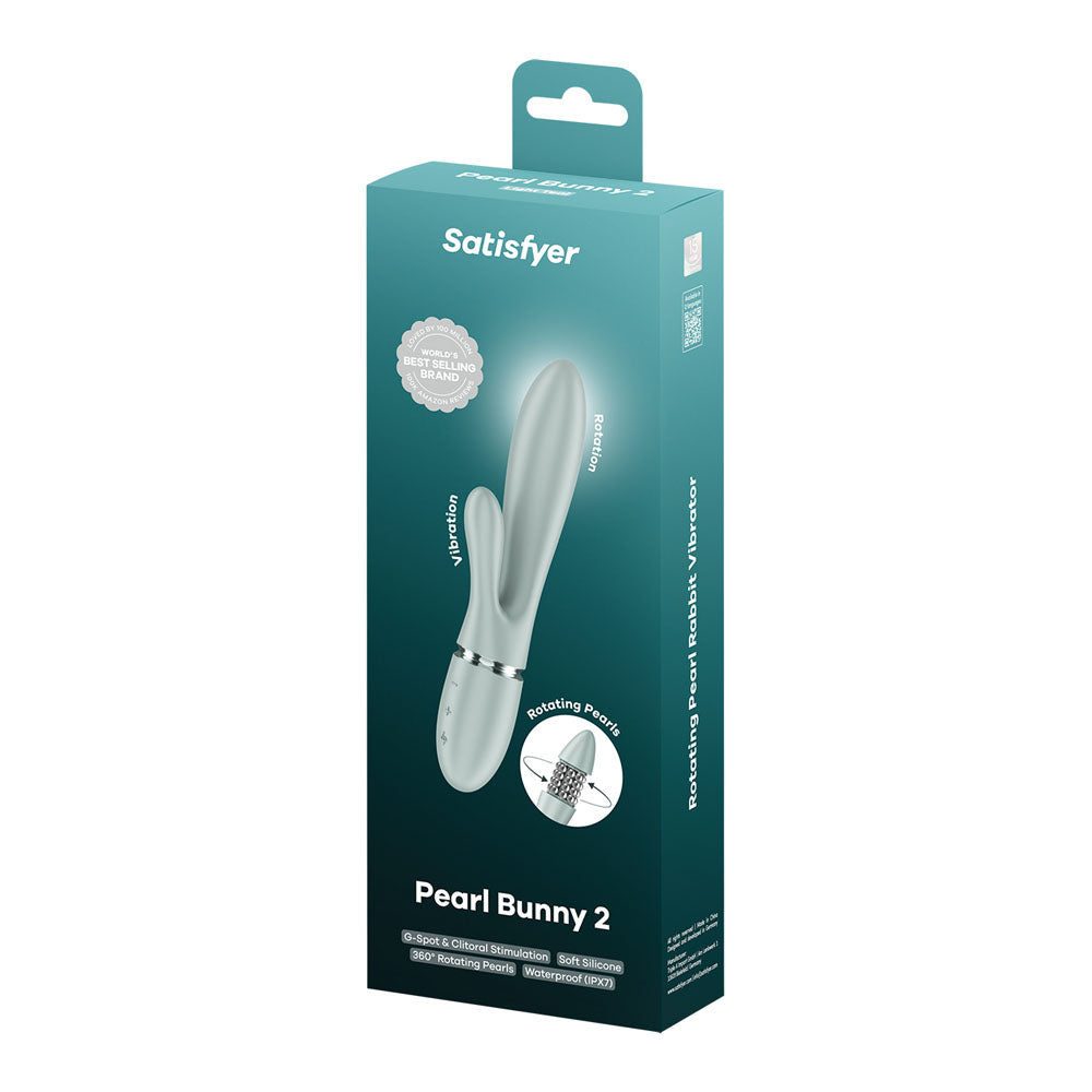 Satisfyer Pearl Bunny 2 - 21.5 cm USB-C Rechargeable Rabbit Vibrator