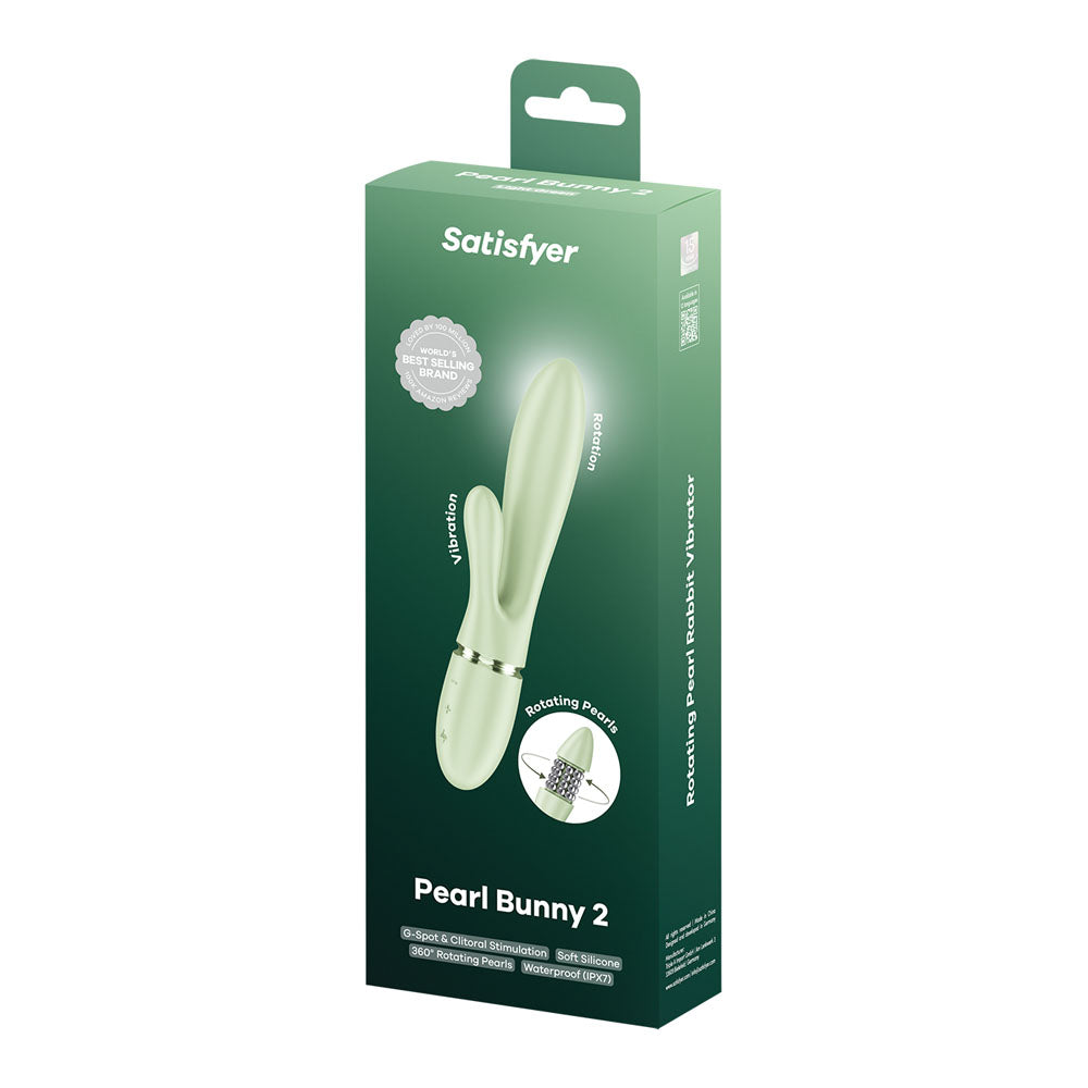 Satisfyer Pearl Bunny 2 - Light - Light 21.5 cm USB-C Rechargeable Rabbit Vibrator