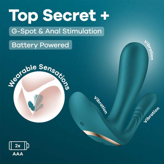 Satisfyer Top Secret + - Battery Series - Wearable Vibrator