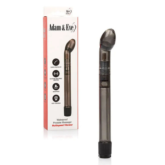 Adam & Eve WATERPROOF PROSTATE MASSAGER - 17.8 cm (7'') Vibrating Prostate Massager