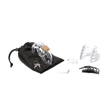 CB-6000S Chastity Cock Cage Kit – Clear
