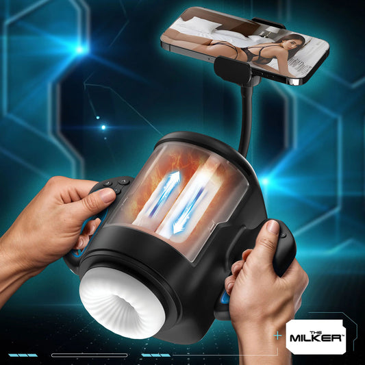 LoveBotz The Milker Cyber Milker - USB Rechargeable Male Masturbator