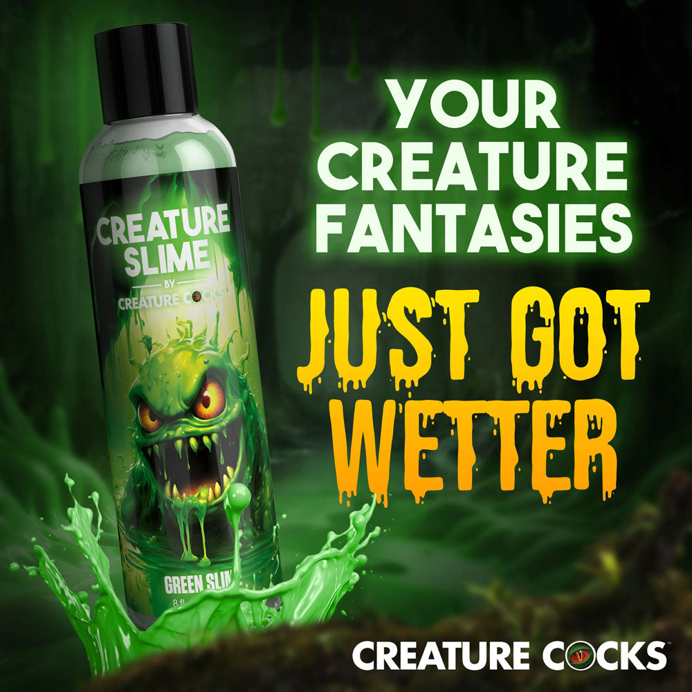 Creature Slime by Creature Cocks - Slime - Water Based Lubricant - 237 ml Bottle – Green