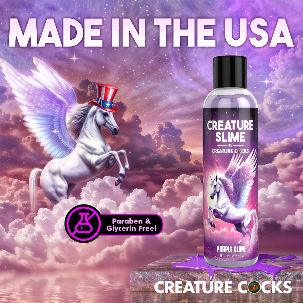 Creature Slime by Creature Cocks - Slime - Water Based Lubricant - 237 ml Bottle – Purple