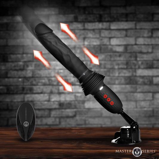 Master Series Ultimate Power Pounder - 30 cm USB Rechargeable Thrusting Vibrator