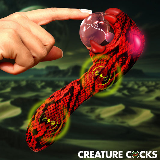 Creature Cocks Cobra - 18.5 cm USB Rechargeable Fantasy Vibrator with Plasma Ball