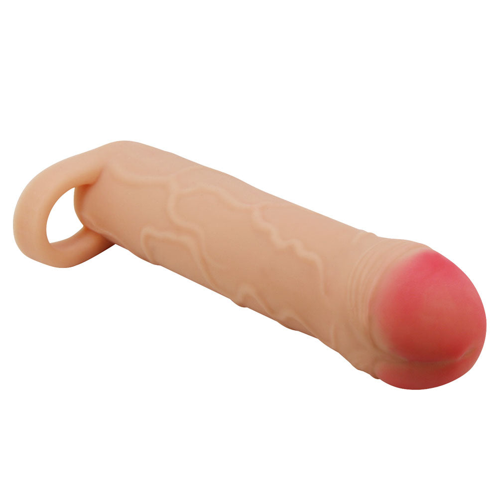 Party Up OWEN 1 Inch Extender Sleeve - 1 Inch Penis Extender Sleeve with Ball Strap