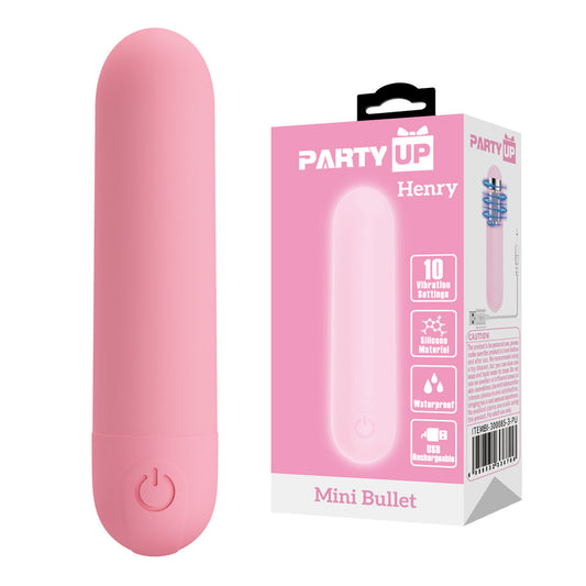 Party Up HENRY Mini Bullet - 8 cm USB Rechargeable Bullet