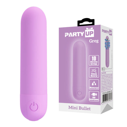 Party Up GREG Mini Bullet - 8 cm USB Rechargeable Bullet