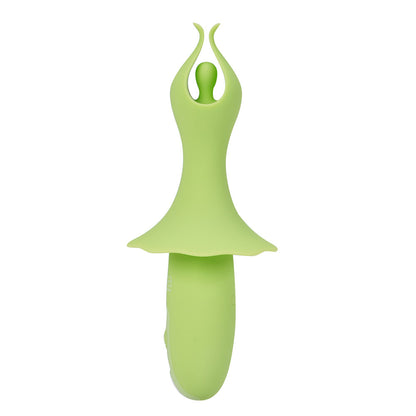 Maia SIENNA - 15.2 cm USB Rechargeable Fluttering Bullet – Green