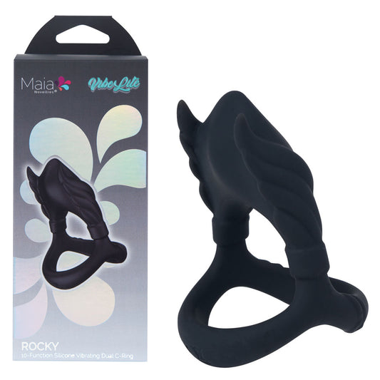Maia ROCKY - USB Rechargeable Vibrating Cock & Balls Ring