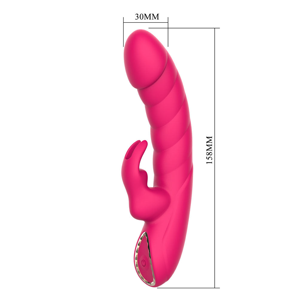 Party Up MONICA - 15.8 cm USB Rechargeable Rabbit Vibrator
