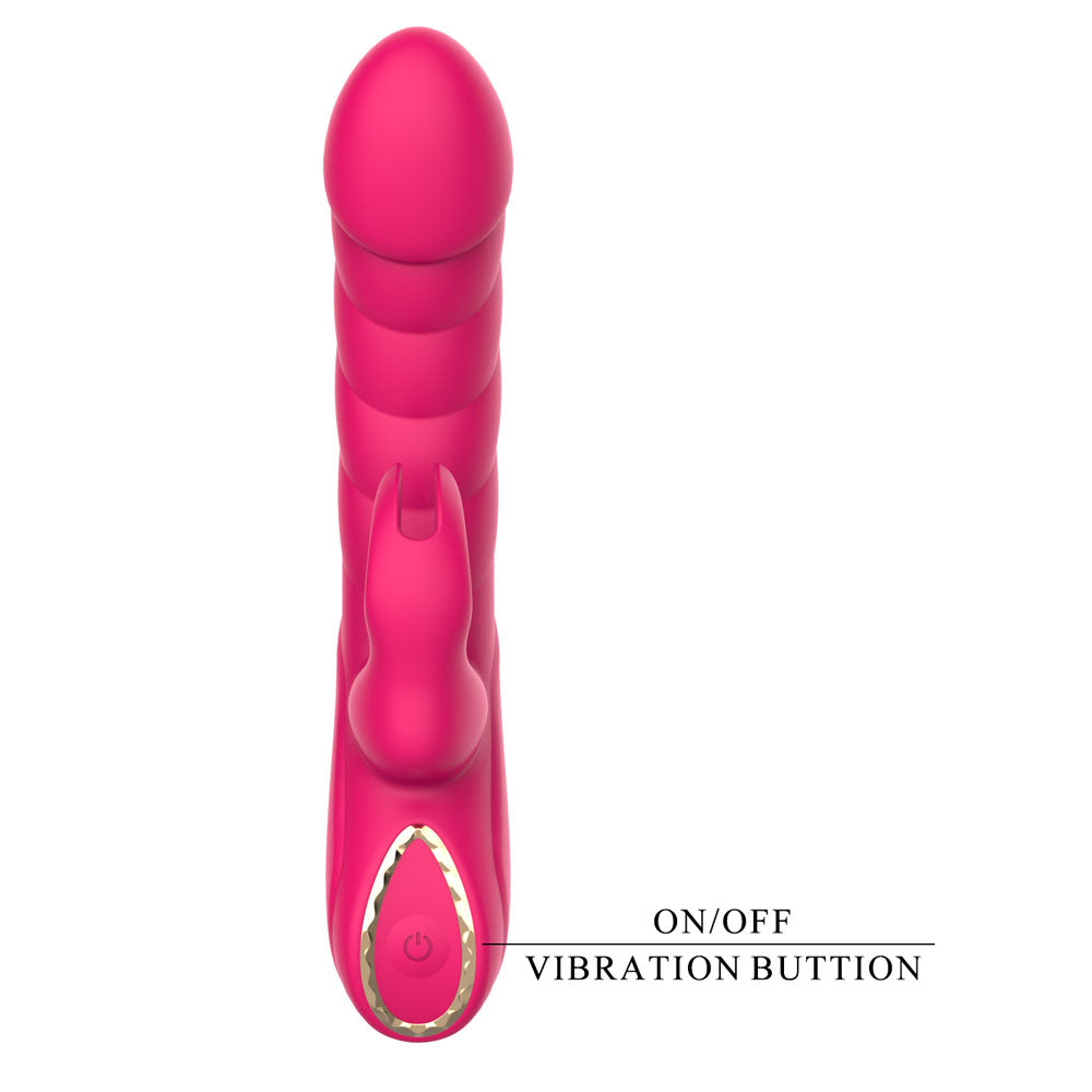 Party Up MONICA - 15.8 cm USB Rechargeable Rabbit Vibrator