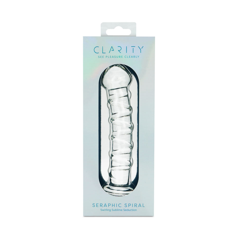 Clarity - Seraphic Spiral - 16 cm Glass Dildo