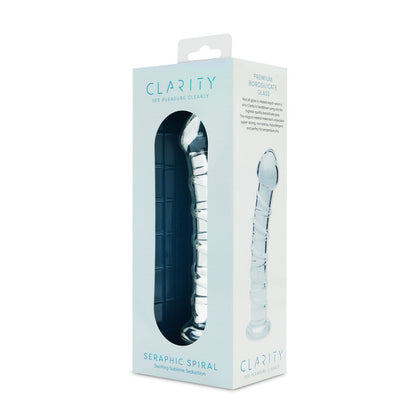 Clarity - Seraphic Spiral - 16 cm Glass Dildo
