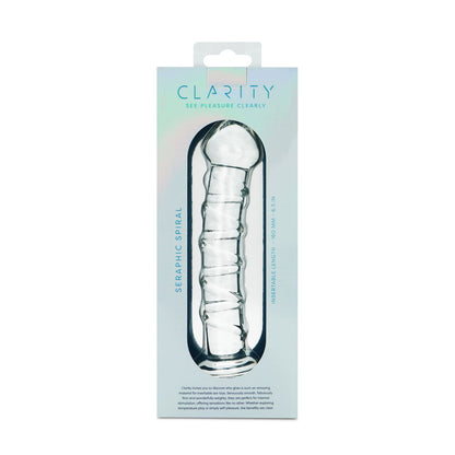 Clarity - Seraphic Spiral - 16 cm Glass Dildo
