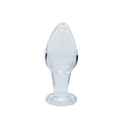 Clarity - Utopian Bud - 8.9 cm Glass Butt Plug
