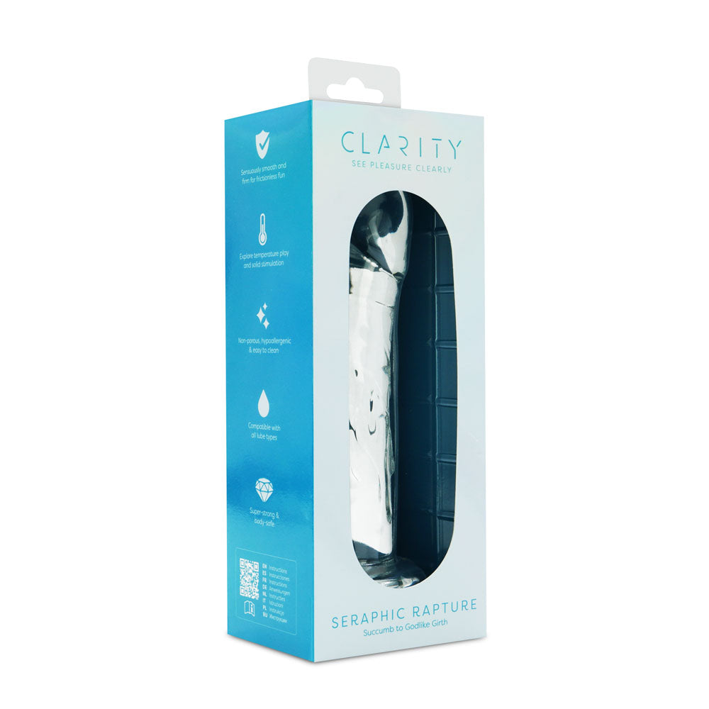 Clarity - Seraphic Rapture - 17.8 cm Glass Dildo