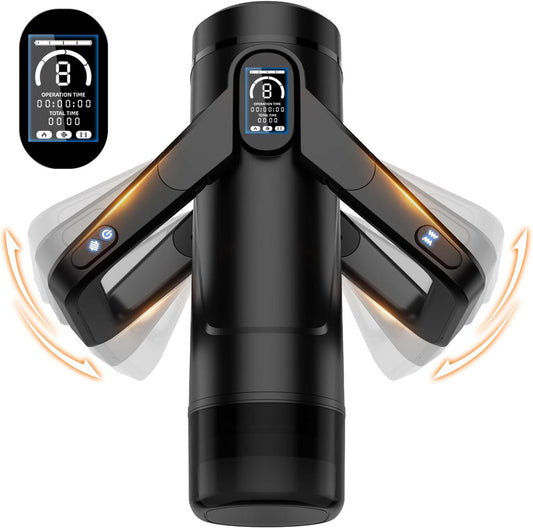 CyberSkin The Wing - USB Rechargeable Thrusting & Massaging Auto Masturbator with Heater
