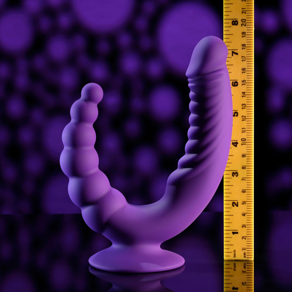 Evolved THE RIDER - USB Rechargeable Double Ended Vibrator with Wireless Remote