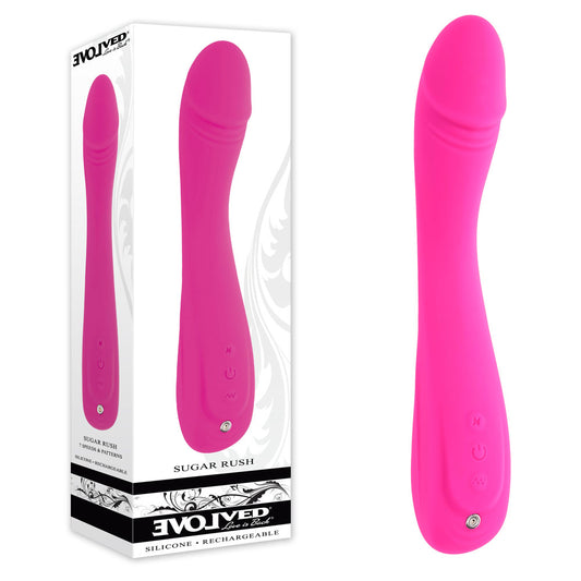 Evolved SUGAR RUSH - 21.6 cm USB Rechargeable Vibrator