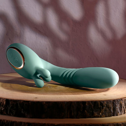 Evolved THRUST INTO ECSTASY - 21 cm USB Rechargeable Thrusting & Rotating Vibrator
