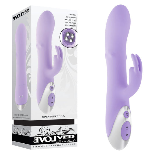 Evolved SPINDERELLA - USB Rechargeable Rabbit Vibrator
