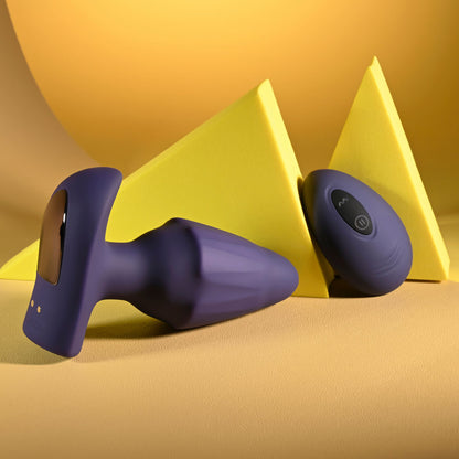 Evolved STARBURST - 10.1 cm USB Rechargeable Vibrating Butt Plug with Wireless Remote