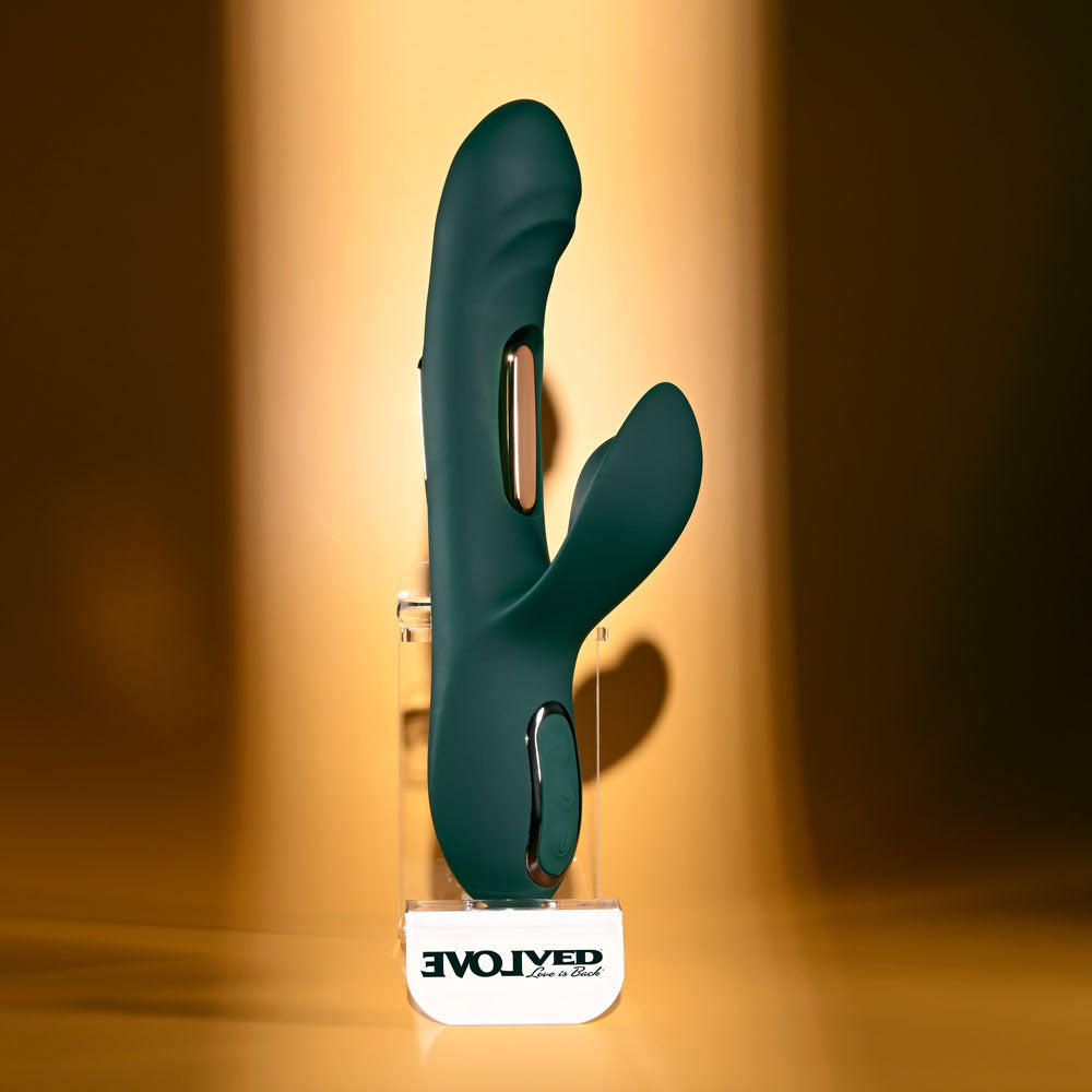 Evolved HEART OF GOLD - USB Rechargeable Rabbit Vibrator