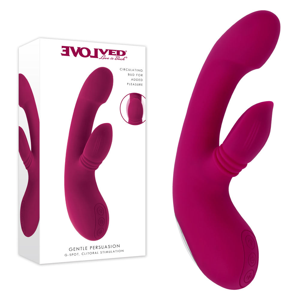 Evolved GENTLE PERSUASION - 20 cm USB Rechargeable Rabbit Vibrator