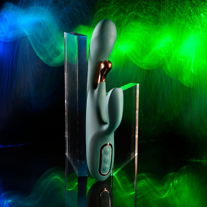 Evolved GOLDEN GODDESS - USB Rechargeable Rabbit Vibrator with G-Spot Flicker