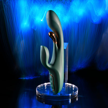 Evolved GOLDEN GODDESS - USB Rechargeable Rabbit Vibrator with G-Spot Flicker
