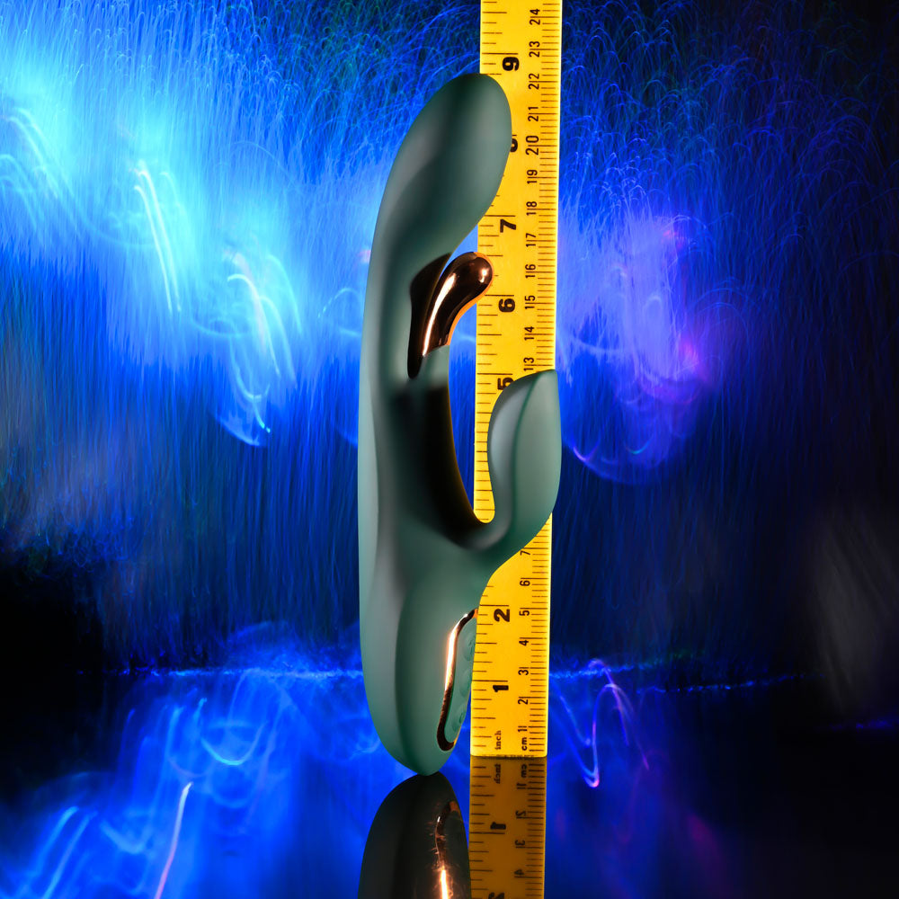 Evolved GOLDEN GODDESS - USB Rechargeable Rabbit Vibrator with G-Spot Flicker