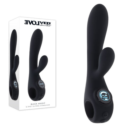 Evolved MAGIC - 20 cm USB Rechargeable Rabbit Vibrator with LED Screen