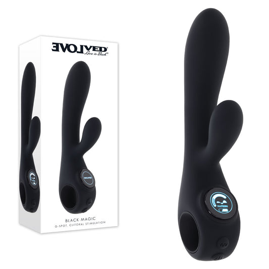 Evolved MAGIC - 20 cm USB Rechargeable Rabbit Vibrator with LED Screen