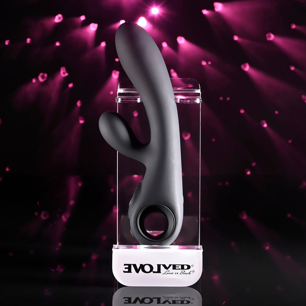Evolved MAGIC - 20 cm USB Rechargeable Rabbit Vibrator with LED Screen