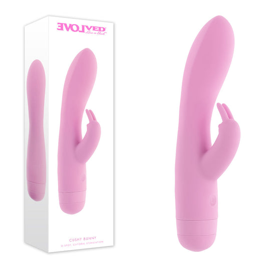 Evolved CUSHY BUNNY - 19.1 cm USB Rechargeable Rabbit Vibrator