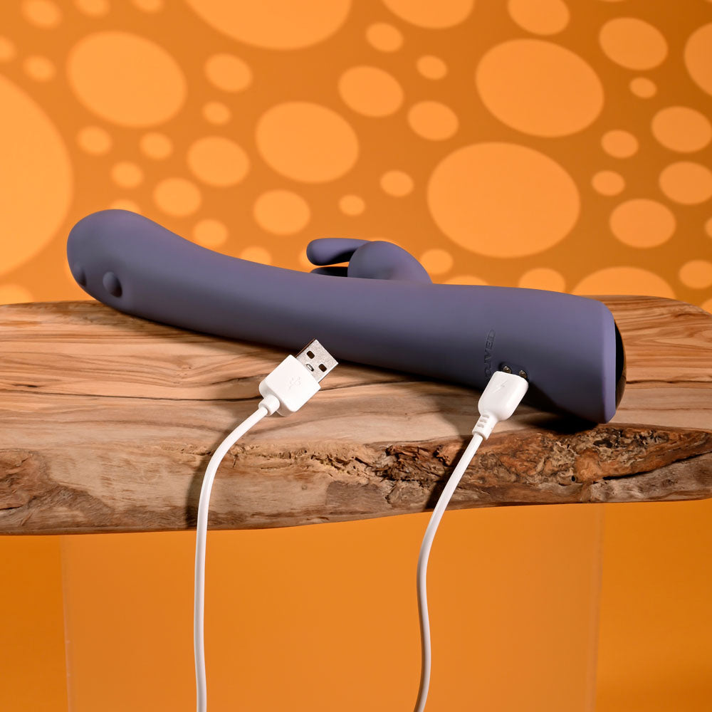 Evolved POPPIN GOOD TIME - 20 cm USB Rechargeable Rabbit Vibrator