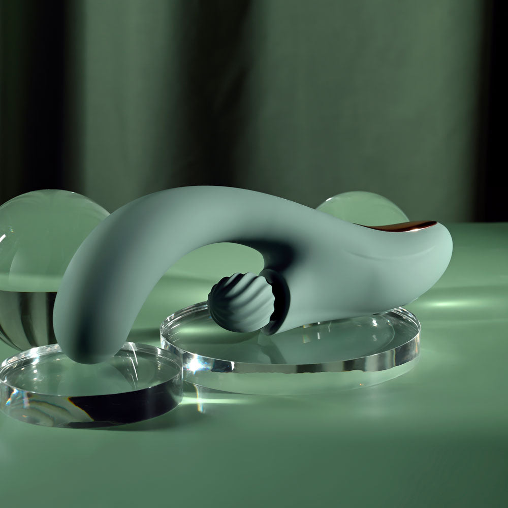 Evolved SPIRAL CHARM - 18 cm USB Rechargeable Rabbit Vibrator