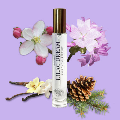Eye Of Love Love In Bloom Lilac Dream Pheromone Perfume - 10ml - Vanilla Scented Pheromone Parfum for Women to attract Men - 10 ml Spray