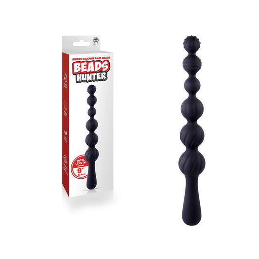 Beads Hunter - 22.9 cm Anal Beads – Black