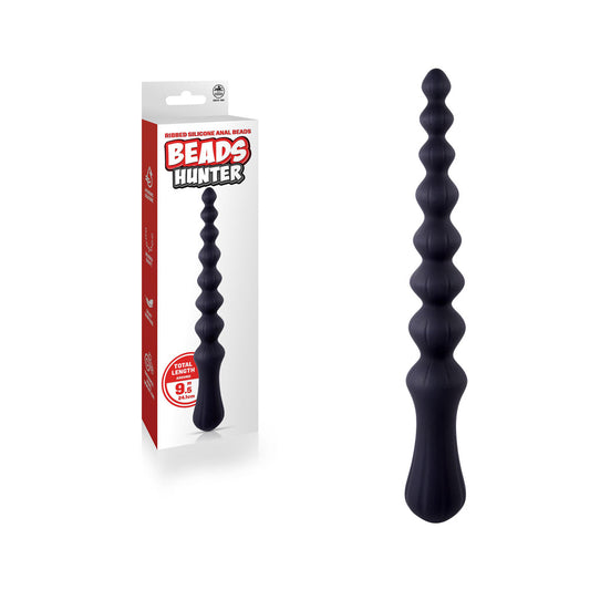 Beads Hunter - 24.1 cm Anal Beads – Black