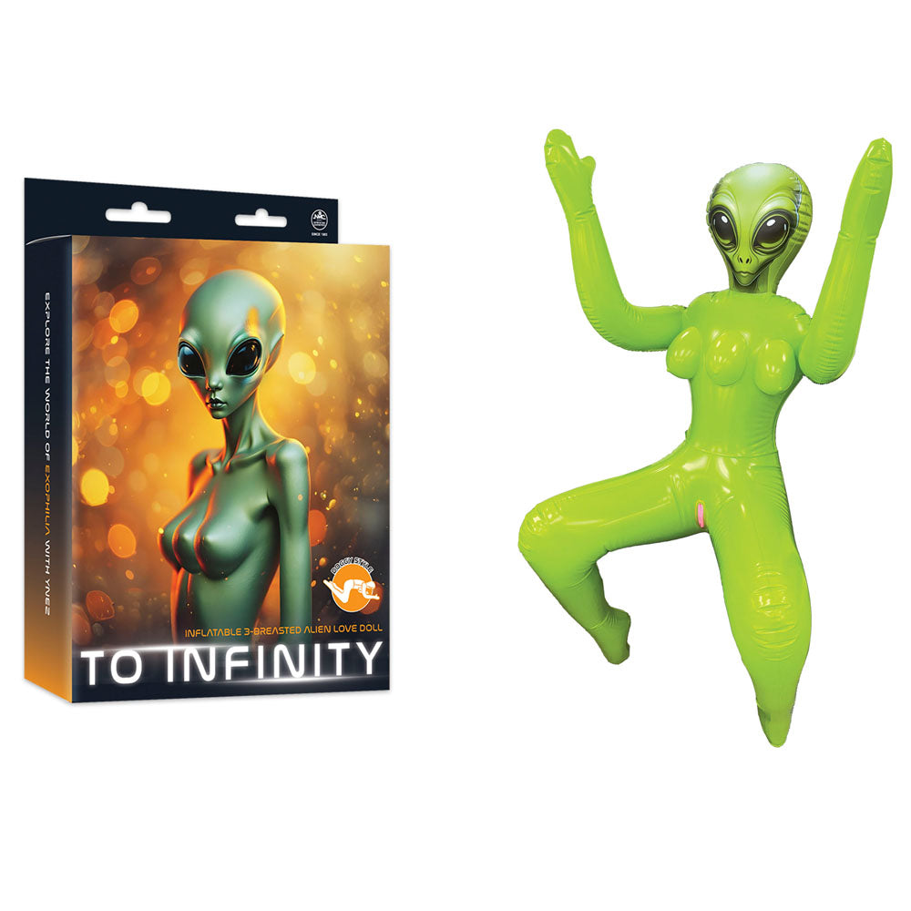 To Infinity - Inflatable Squatting Alien Love Doll