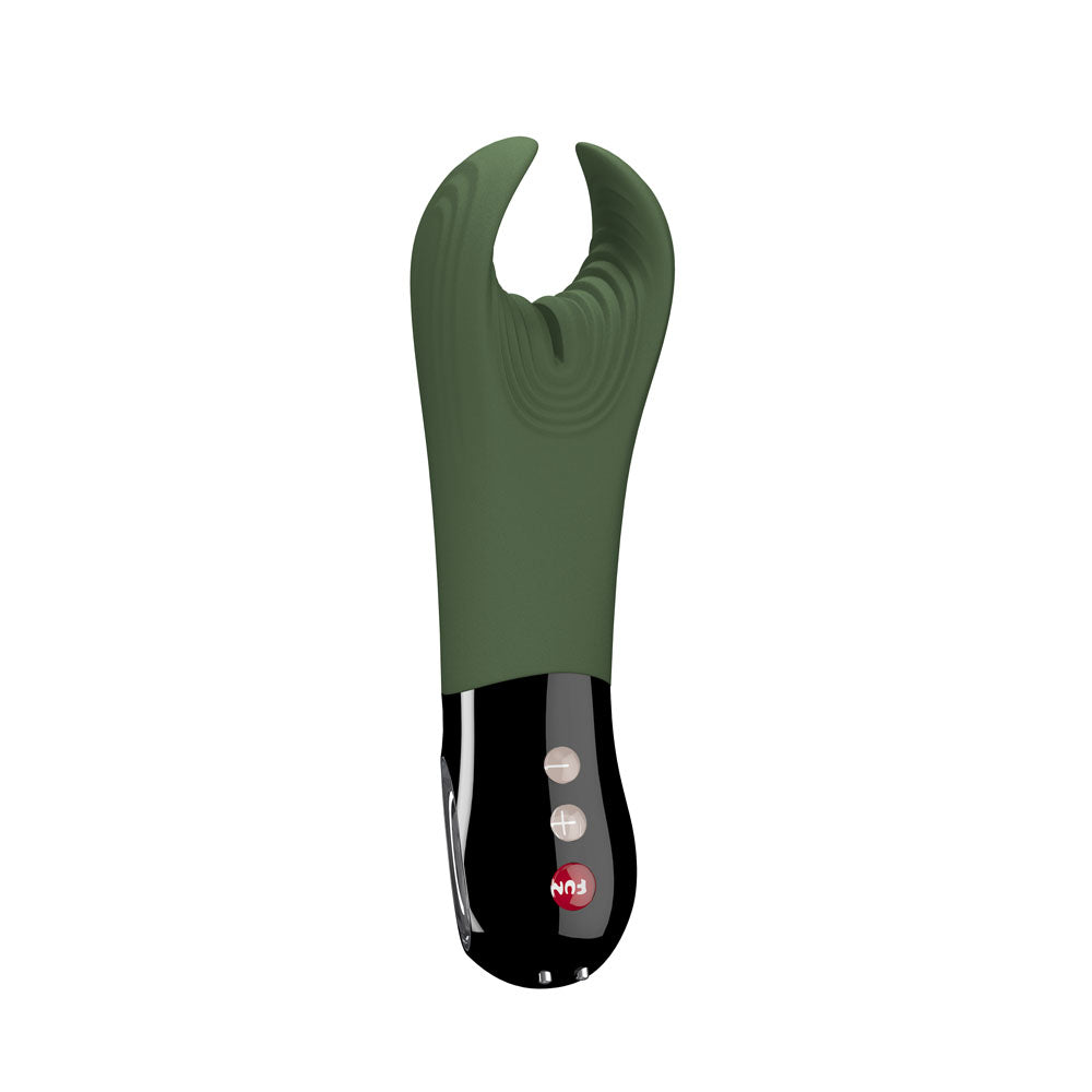 Fun Factory MANTA moss -black - Moss 18 cm USB Rechargeable Mens & Couples Vibrator
