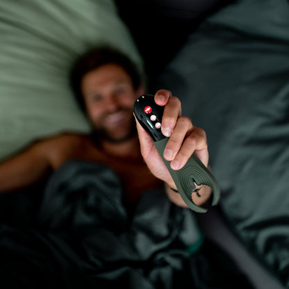Fun Factory MANTA moss -black - Moss 18 cm USB Rechargeable Mens & Couples Vibrator