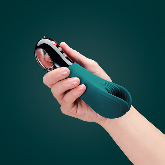 Fun Factory MANTA deep sea -black - Deep Sea 18 cm USB Rechargeable Mens & Couples Vibrator