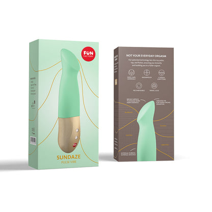 Fun Factory SUNDAZE pistachio - Pistachio 17.5 cm USB Rechargeable Thrusting Vibrator