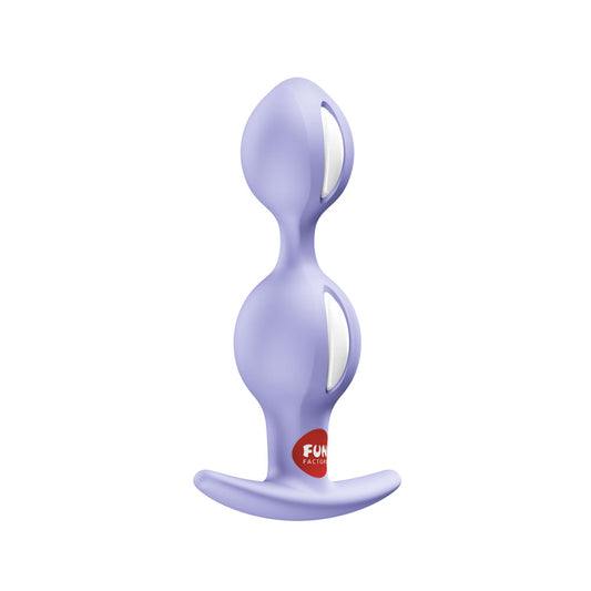 Fun Factory B BALLS DUO - 13 cm Weighted Kegel Balls – Purple