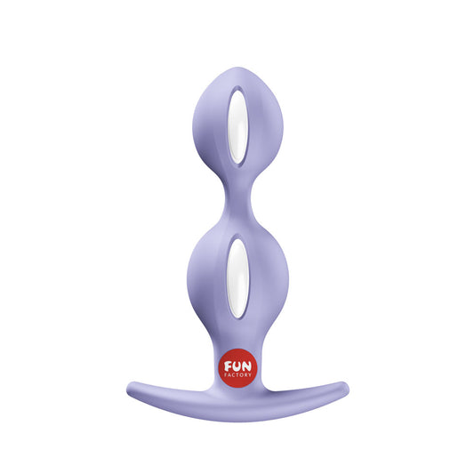 Fun Factory B BALLS DUO - 13 cm Weighted Kegel Balls – Purple