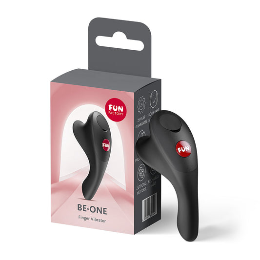Fun Factory BE-ONE - USB-C Rechargeable Finger Stimulator – Black